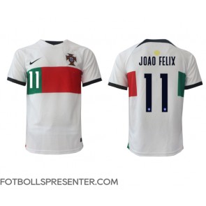 Portugal Joao Felix #11 Borta Matchtröja VM 2022 Kortärmad